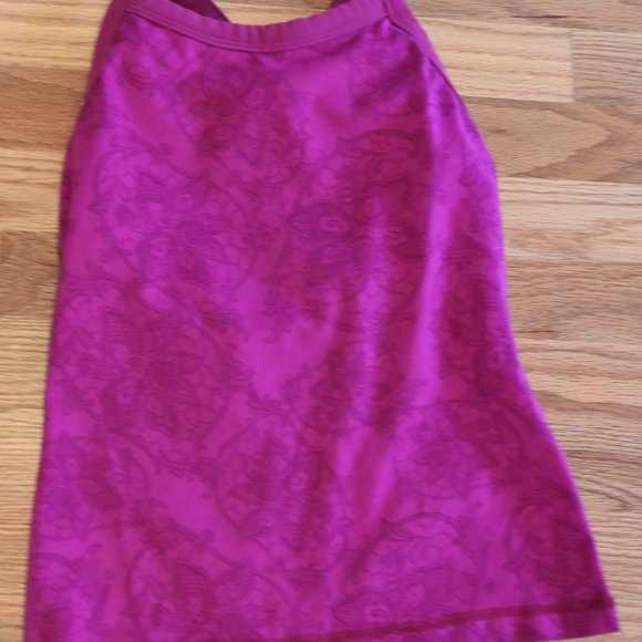 Lululemon Workout Tank Top Dark Pink Size 4 - Picture 1 of 2
